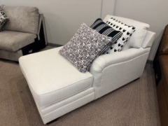 Online: NEW Cream Chaise Right Arm