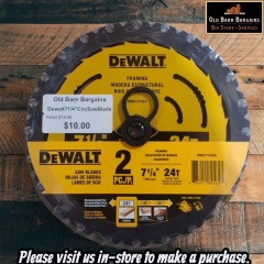 DEWALT 2PK 7 1\/4\