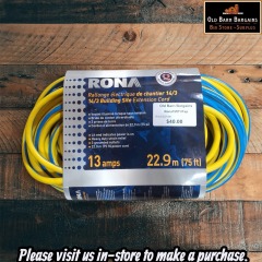 RONA 75-FT TRI-TAP EXTENSION CORD MSRP $59.99