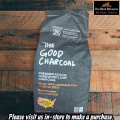 THE GOOD CHARCOAL PREMIUM ACACIA HARDWOOD LUMP CHARCOAL 8LB RETAIL PRICE $10.99