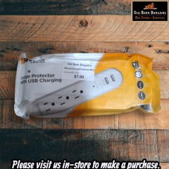 WOODS SURGE PROTECTOR WITH USB CHARGING MSRP $13.99
