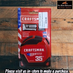 CRAFTSMAN 35 FT PRO GRADE TAPE MEASURE MSRP34.99