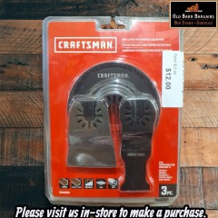 CRAFTSMAN 3PC OSCILLATING BLADE SET MSRP$32.99
