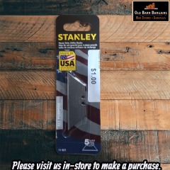 STANLEY UTILITY KNIFE BLADES 5PK MSRP $3.99