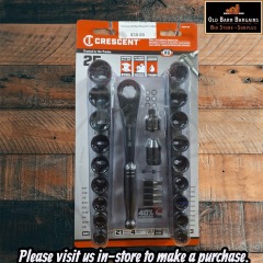CRESCENT 25-PIECE PASS THROUGH SPLINE AND SOCKET SET