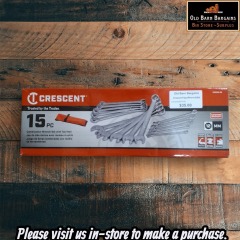 CRESCENT 15PC MM COMBINATION WRENCH SET MSRP $74.99