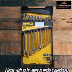 DEWALT 10PC MM COMBINATION WRENCH SET MSRP $59.99