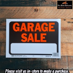 GARAGE SALE SIGN