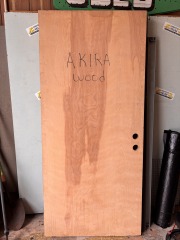 Unfinished Solid Wood Door 35 3\/4\