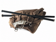 Heavy Curtain Set with Oversized Rods