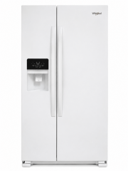 Whirlpool White Side-by-Side Refrigerator