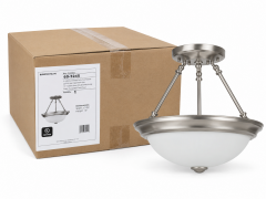 Brushed Nickel Ceiling Light