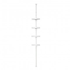4120 BLK7 | SHUAN QING 4-Tier Corner Shower Caddy Tower