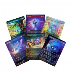 4116 O5 | WIZARDS OF THE COAST Foil My Little Pony Cards