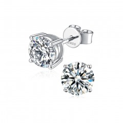 4085 R1 | BOYA Moissanite Stud Earrings