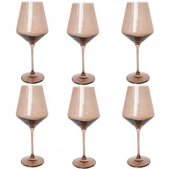 4081 BLK8 | ESTELLE Colored Wine Stemware 6-Set