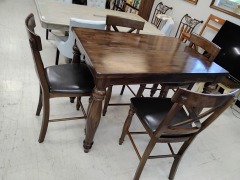 High Table Set with Flip Leaf