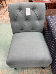 Green Slipper Chair