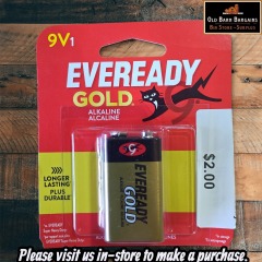 9VEVEREADY GOLD ALKALINE BATTERY