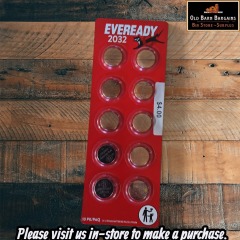 EVEREADY 2032 10PK BATTERIES MSRP $6.49