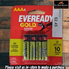 AA4PK EVEREADY ALKALINE BATTERIES