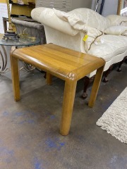 Vintage Retro Lane Wood Side Table
