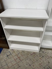 Plain Classic Small White Bookshelf
