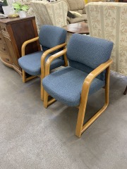 Vintage Hon Bent Oak 2903M Arm Chair (Each)