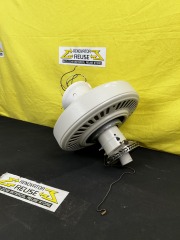 Vintage Textured White Ceiling Fan