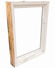 White Casement Window with Crank Operator