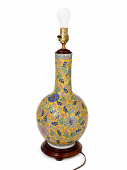 Asian-Style Porcelain Lamp