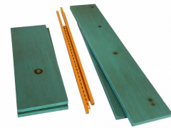 Wood Shelving Set with Rails\/Braces