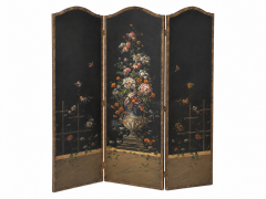3 panel folding room screen