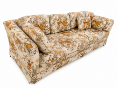 Vintage Botanical Bird Print Sofa