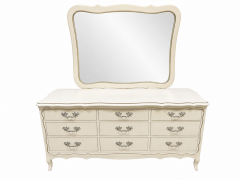 French Provincial Dresser with Mirror