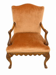 Vintage Carved Wood Chair