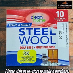 CLEAN HOME STEEL WOOL 10PK