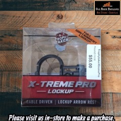 TROPHY TAKER EXTREME PRO LOCKUP CABLE DRIVEN ARROW REST MSRP $110.00