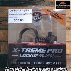 TROPHY TAKER EXTREME LOCKUP CLICK CABLE DRIVEN ARROW REST MSRP $110.00