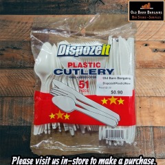 DISPOSE IT PLASTIC CUTLERY 51 PK