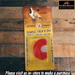 JOHNNY STEWART DOUBLE TALKIN DOG PREDATOR CALL MSRP$7.99