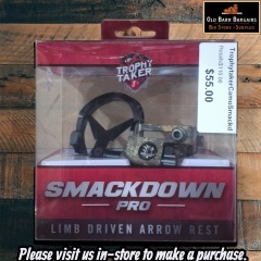 TROPHY TAKER SMACKDOWN PRO CAMO LIMB DRIVEN ARROW REST MSRP$110.00