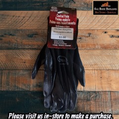 BOSS LARGE COATED PALM BLACK WORK GLOVES MSRP$7.99