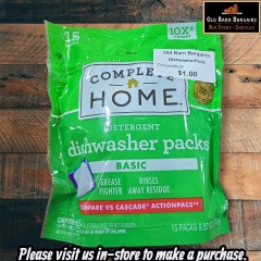 COMPLETE HOME DISHWASHER PODS 15 PK