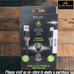 POWERXCEL 4' TYPE C CABLE MSRP$8.99