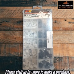 PERFORMANCE TOOL 390PC NAIL IN CABLE CLIP MSRP$10.49