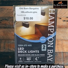 HAMPTONBAY DECK LIGHTS MSRP$24.99