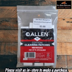 ALLEN COTTON CLEANING PATCH MSRP$6.99