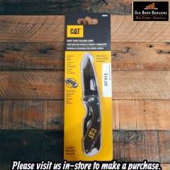 CAT DROP POINT FOLDING KNIFE MSRP $24.99