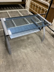 Glass & Metal Desk